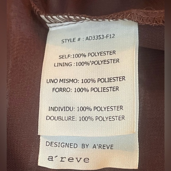 NEW A'Reve Gold Pleated Ruched Maxi Dress - Picture 12 of 14